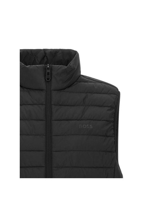 Boss Black Urbanex Water-Repellent Gilet With Decorative Reflective Accents for men