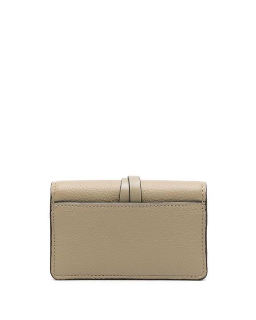Chloé Natural Alphabet Tri-Fold Leather Wallet