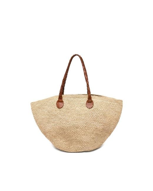 Dragon Diffusion Natural X Sovani Brunella Woven Tote Bag