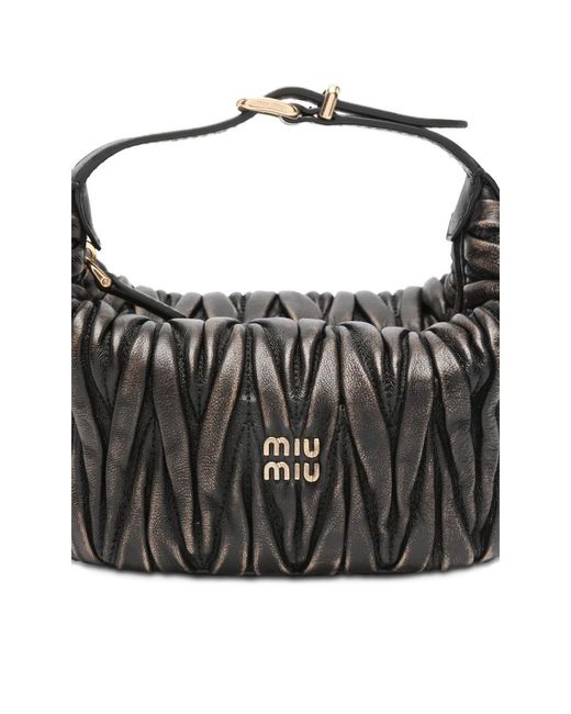 Miu Miu Black Shoulder Bags