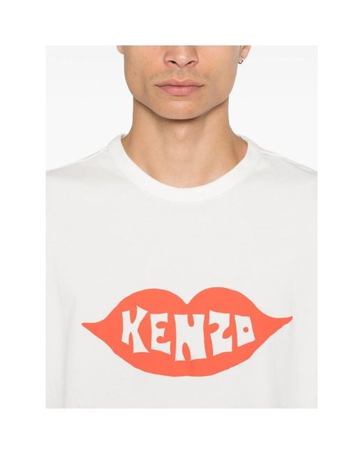 KENZO White T-Shirts & Vests for men