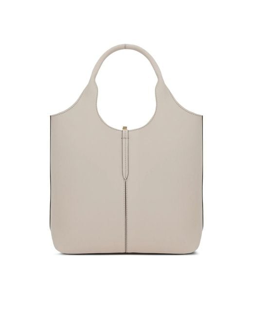 Tod's Gray Tote Bags