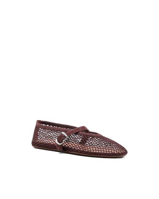 Alaïa Brown Alaïa Ballet Flats