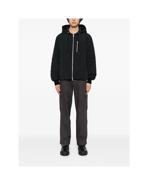 Moose Knuckles Black Outerwears for men