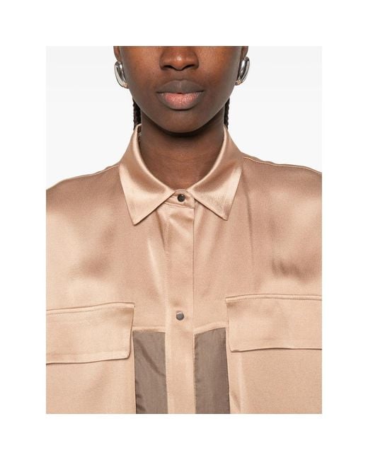 Antonelli Natural Tie-Detail Shirt