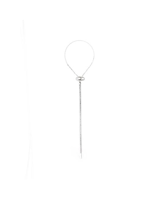 LAG World White Moon Tie Necklace