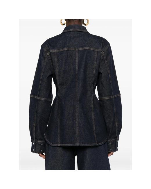 Gestuz Blue Gzmae Buttoned Pocket Shirt