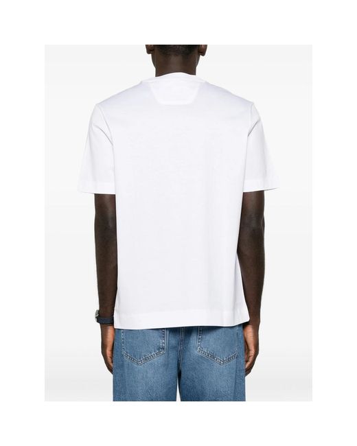 Boss White X Aston Martin C-Taut Graphic-Print T-Shirt for men