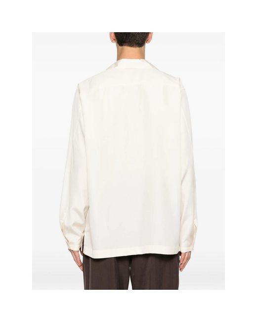 Umit Benan White Pocket Shirt for men