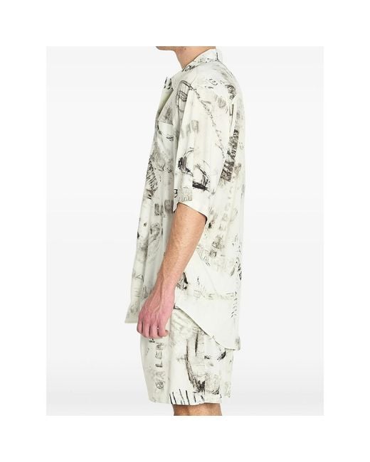 Balenciaga Natural Neutrals Shirts for men