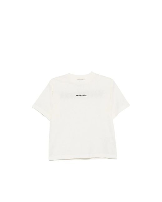 Balenciaga White Neutrals Tops