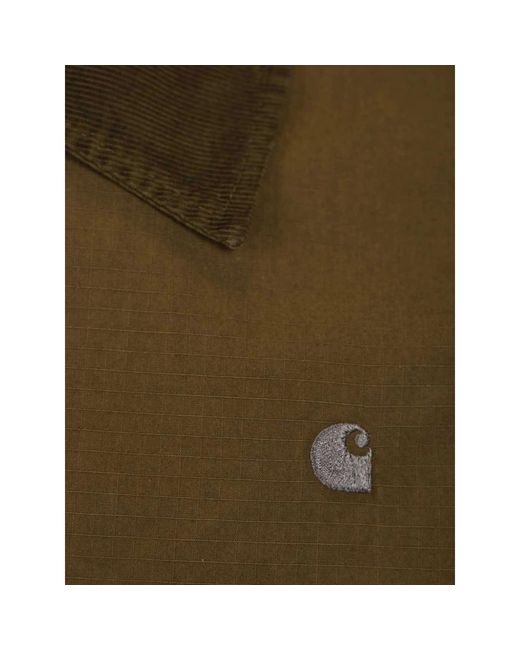 Carhartt Green Jacket Cotton Ripstop for men