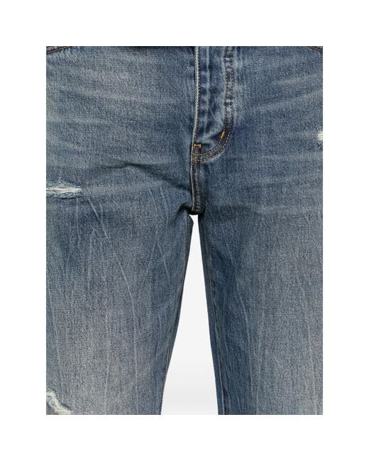 Purple Brand Blue Five-Pocket Jeans for men