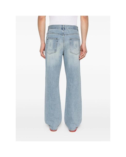 TONYWACK Blue Denim Jeans for men