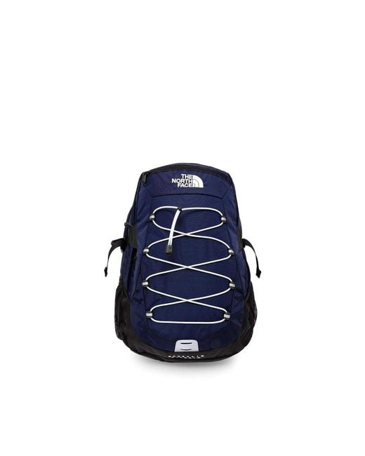 The North Face Blue Borealis Bungee-Cord Backpack
