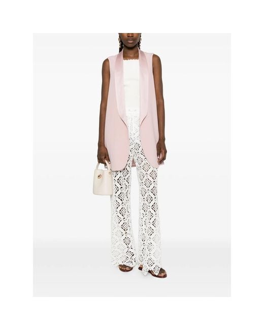 Antonelli Pink Shawl-Collar Gilet