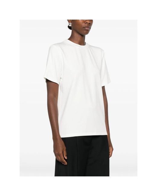 ELEH White Crew-Neck Short-Sleeve T-Shirt
