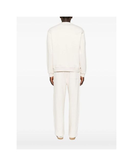 Woc White Seattle Button-Up Patch-Pocket Cardigan for men