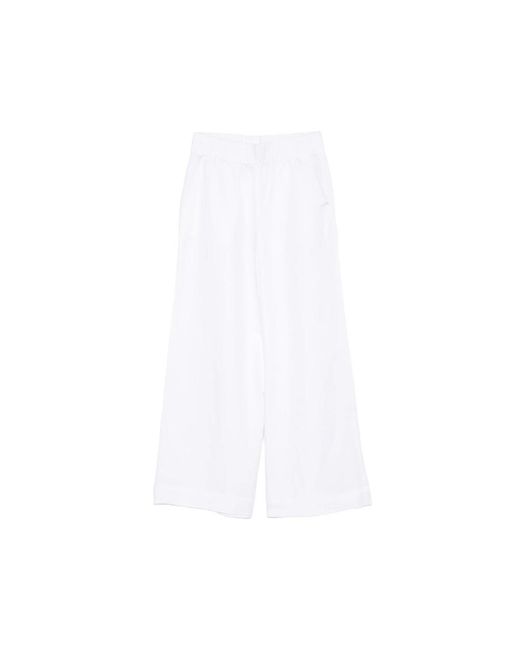 JC Sophie White Elasticated Trousers
