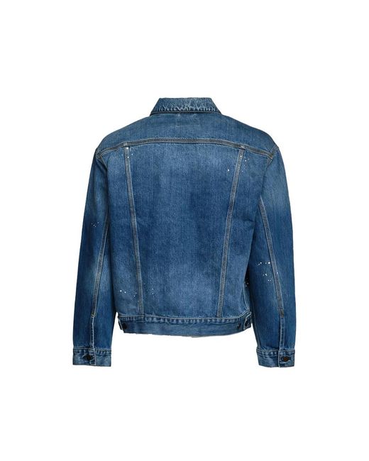 Carhartt Blue Jacket Button-Front Cotton for men