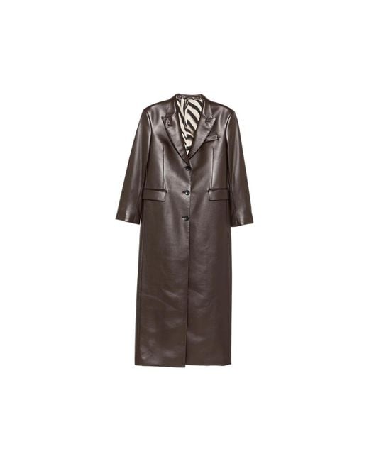 Eraldo Brown Buttoned Coat