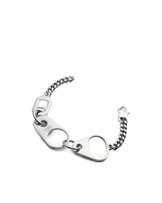 MM6 by Maison Margiela Metallic Bottle Cap Chain Bracelet