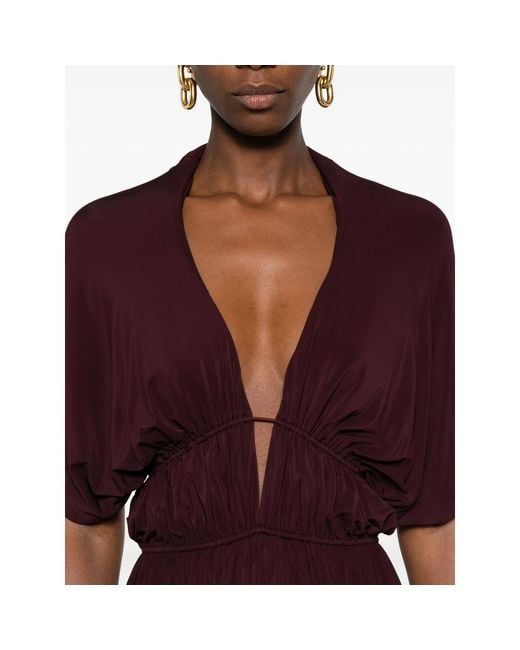 Alaïa Red Alaã¯A Dresses