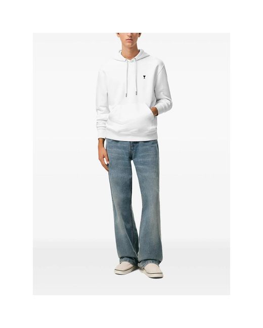AMI White Hoodies for men
