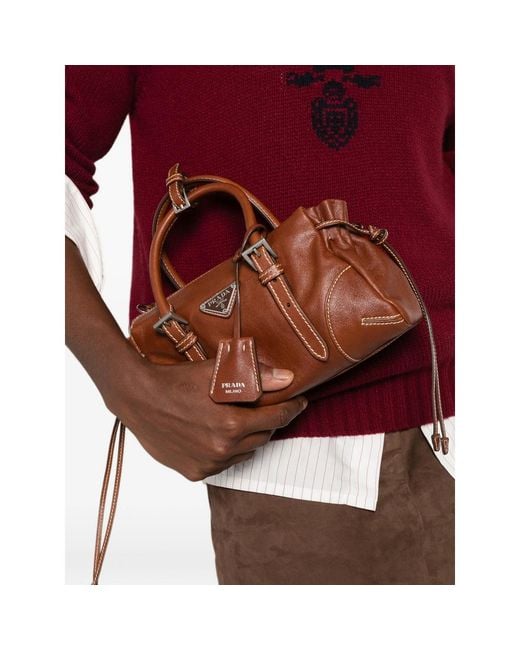 Prada Brown Tote Bags