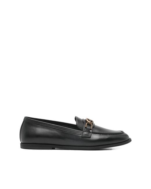 Pinko Black Slip-On Shoes With Almond Toe