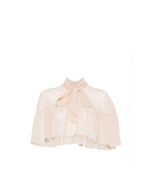 Max Mara Natural Negozi Cape Shirt