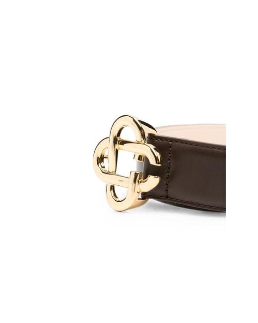 Casablanca Multicolor Logo-Buckle Leather Belt for men