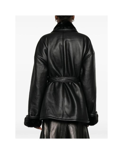 Viktoria Chan Black Belted Jacket for men