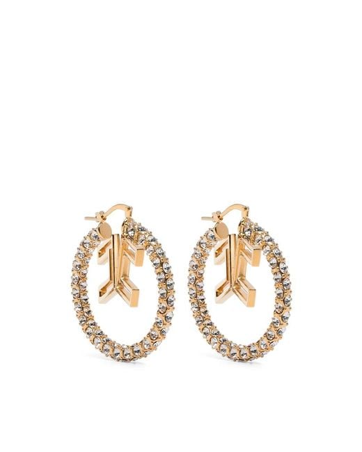 Elisabetta Franchi Metallic Earrings