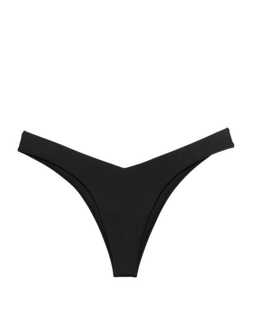 Frankie's Bikinis Black Enzo V-Silhouette Bikini Bottom