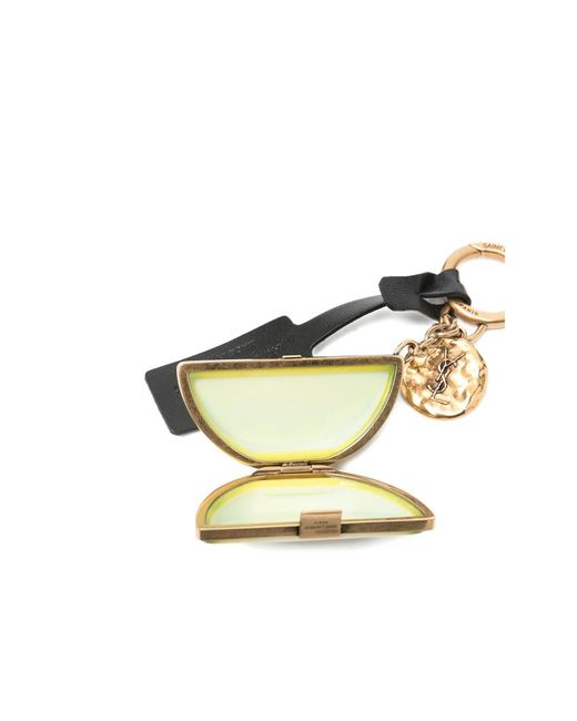 Saint Laurent Green Keyrings & Chains