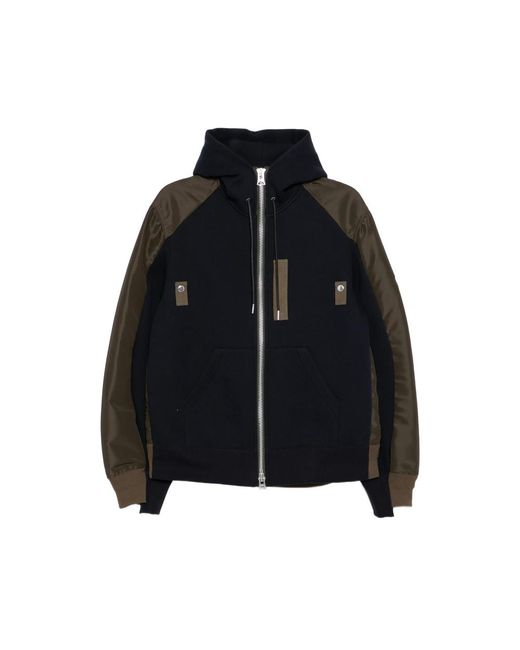 Sacai Black Jackets for men