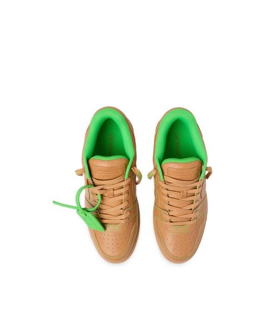 Off-White c/o Virgil Abloh Green Out Of Office Sneakers for men