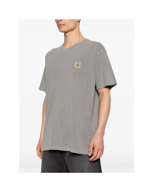 Carhartt Gray T-Shirt Crew Neck for men