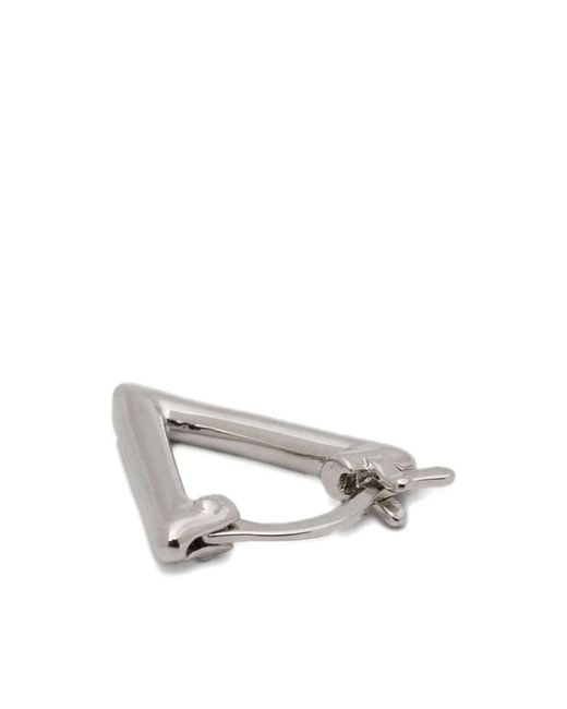 LAG World Metallic Mini Lil Triangle Hoop Earrings