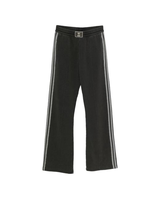 Adidas X Avavav Gray Stripe-Detail Track Pants