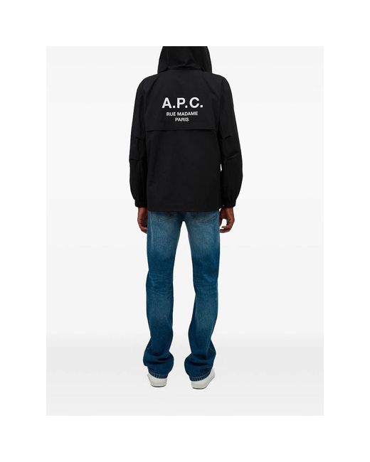 A.P.C. Black Jackets for men
