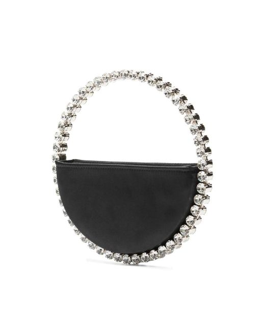 L'ALINGI Black Eternity Crystal-Embellished Handbag