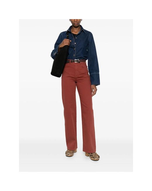 7 For All Mankind Blue Button Shirt