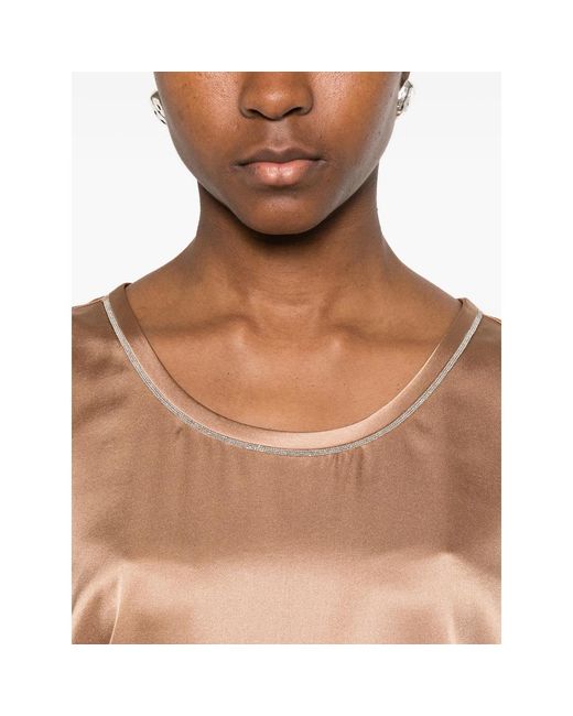 Panicale Natural Embellished Top