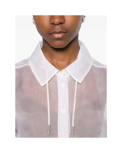 Panicale White Long-Sleeve Shirt