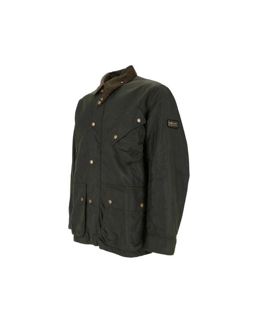 Barbour Green Brake Line Wax Jacket for men