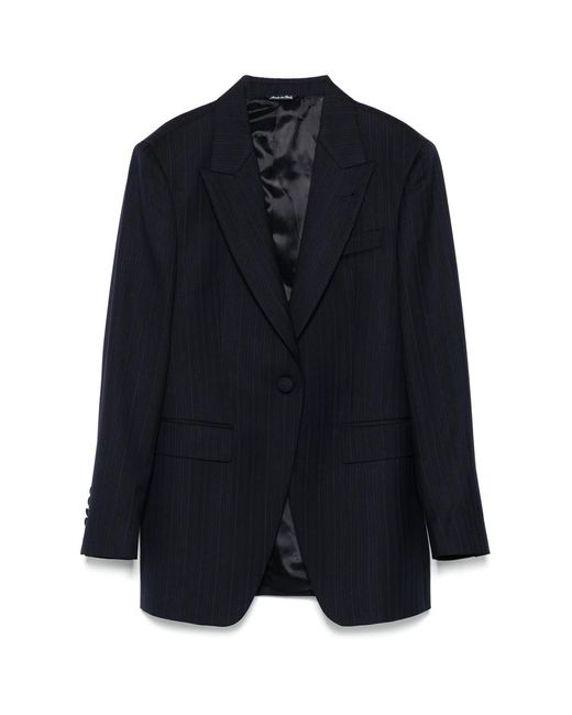 Eraldo Blue Pinstriped Blazer
