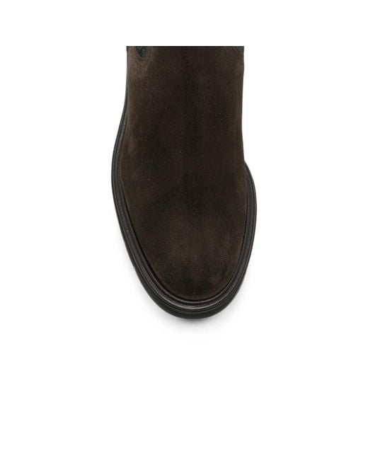 Henderson Black Ella Suede Panelled Boots