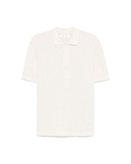 Samsøe & Samsøe White Sajase Polo Shirt for men